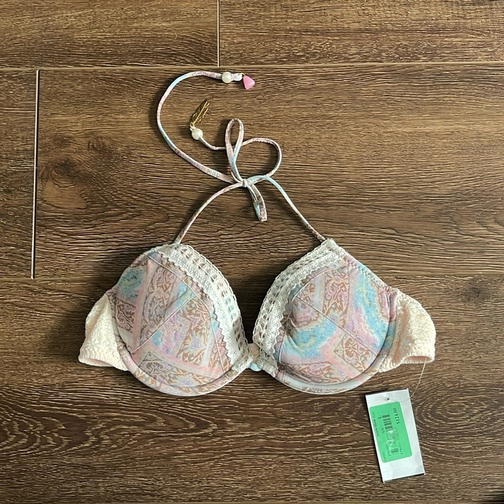 Ale by Alessandra Pratie push up bikini top L